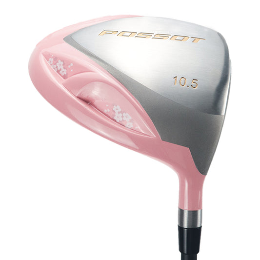 POSSOT Pink TI Alloy Golf Drivers for Men & Women 10.5 Golf Driver Carbon Fiber Driver Golf Drivers for Men Right Handed