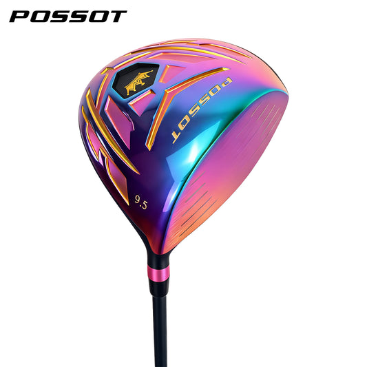 Rainbow PVD Golf Driver Graphite Shaft Rubber Grip for Women Ladies