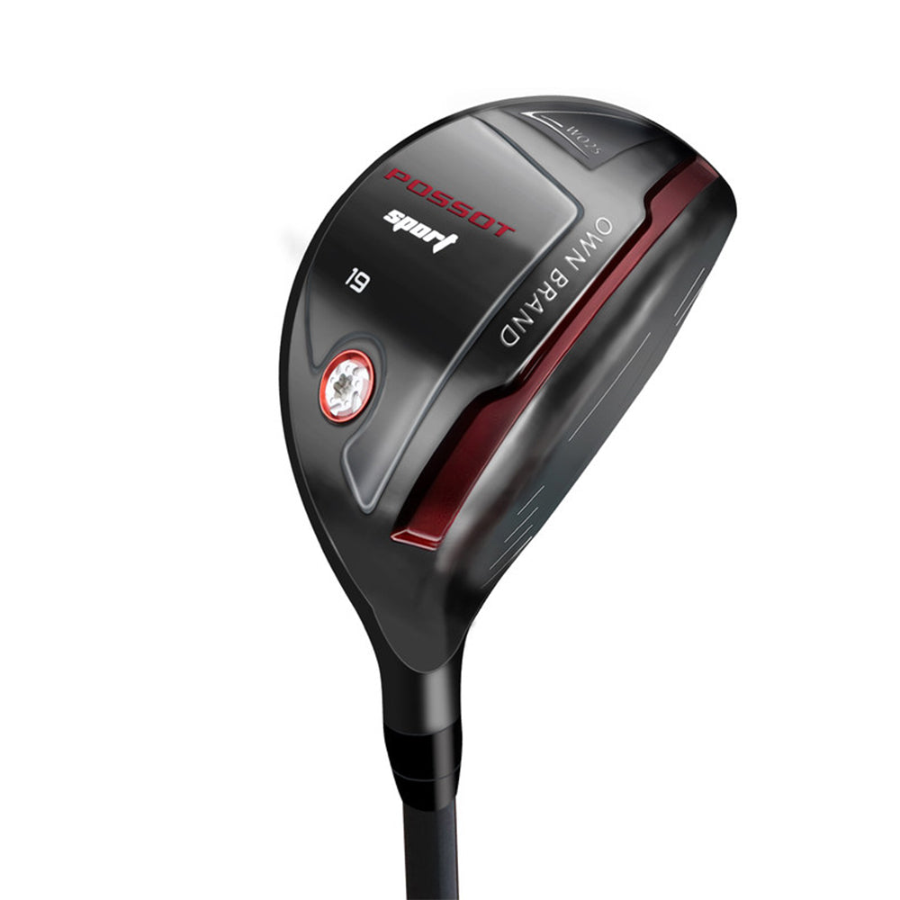 POSSOT Golf Hybrid, Utility Golf Clubs with 40 Inch Black Graphite Shaft, Hybrid Golf Clubs for Men and Woman, Stiff Flex