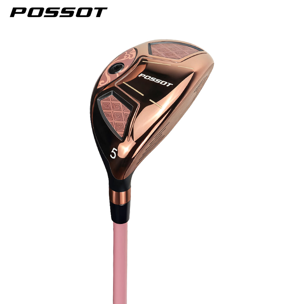 POSSOT Golf Hybrid Rose-colored titanium alloy 40 Inch