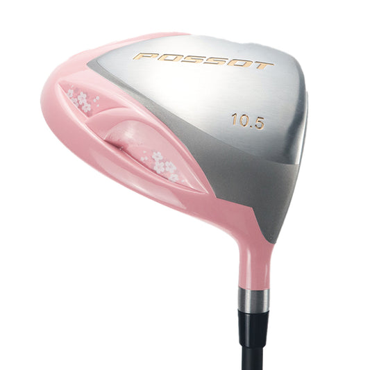 POSSOT Pink TI Alloy Golf Drivers for Men & Women 10.5 Golf Driver Carbon Fiber Driver Golf Drivers for Men Right Handed