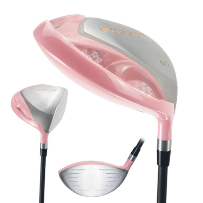POSSOT Pink TI Alloy Golf Drivers for Men & Women 10.5 Golf Driver Carbon Fiber Driver Golf Drivers for Men Right Handed